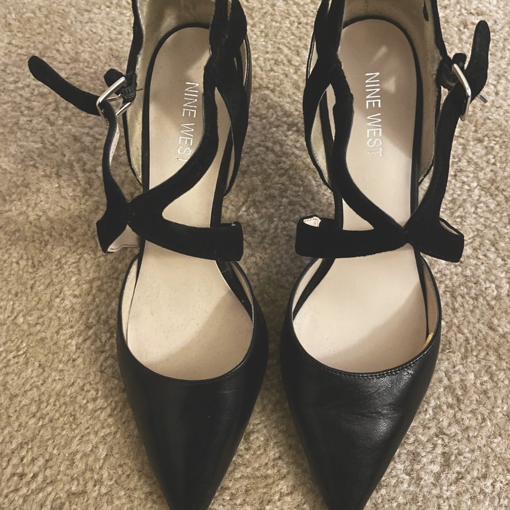 Nine West black heels